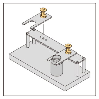 bouton quart de tour